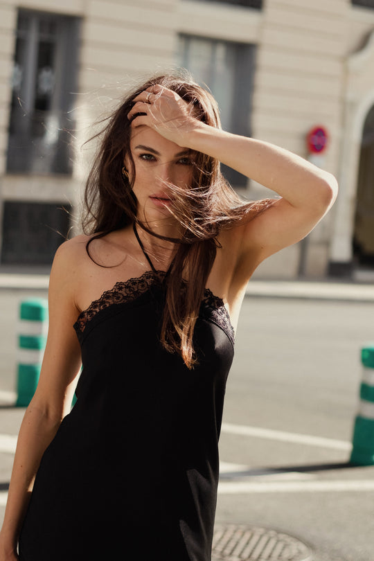 Noir Lace Dress