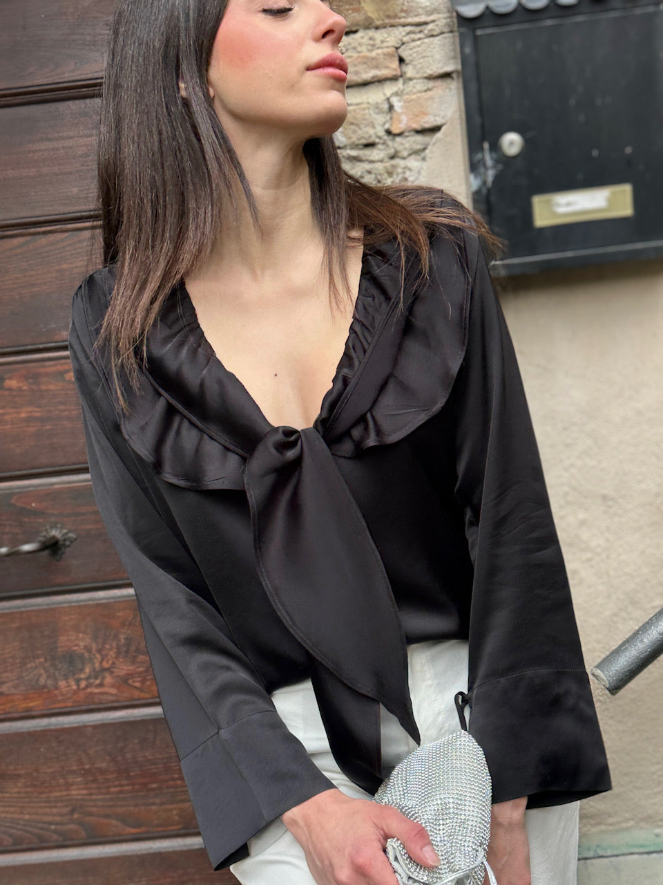 Lulu Black Blouse
