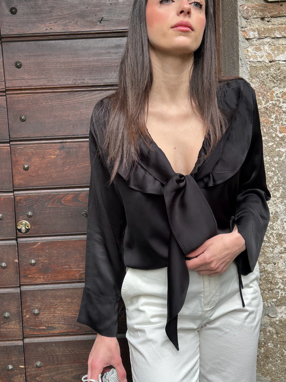 Lulu Black Blouse