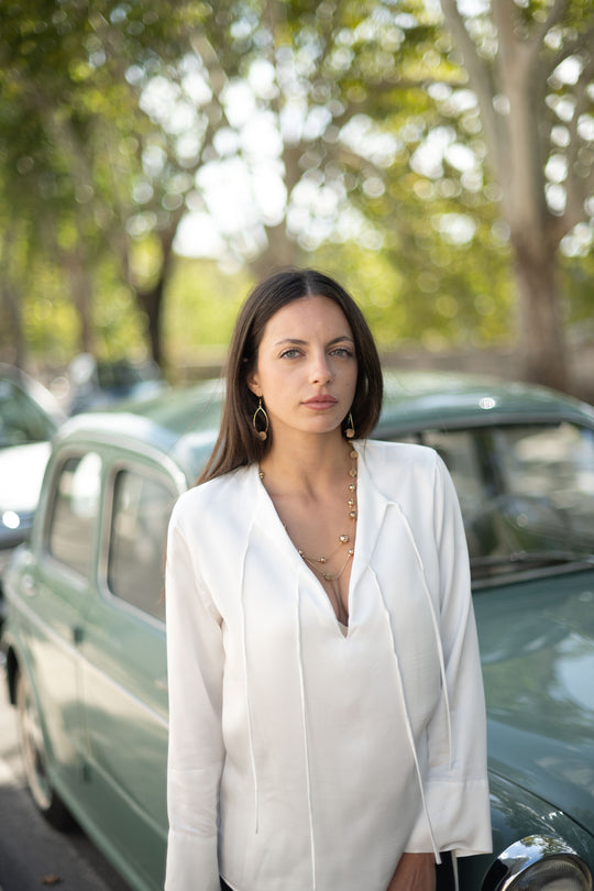 Luisa White Blouse