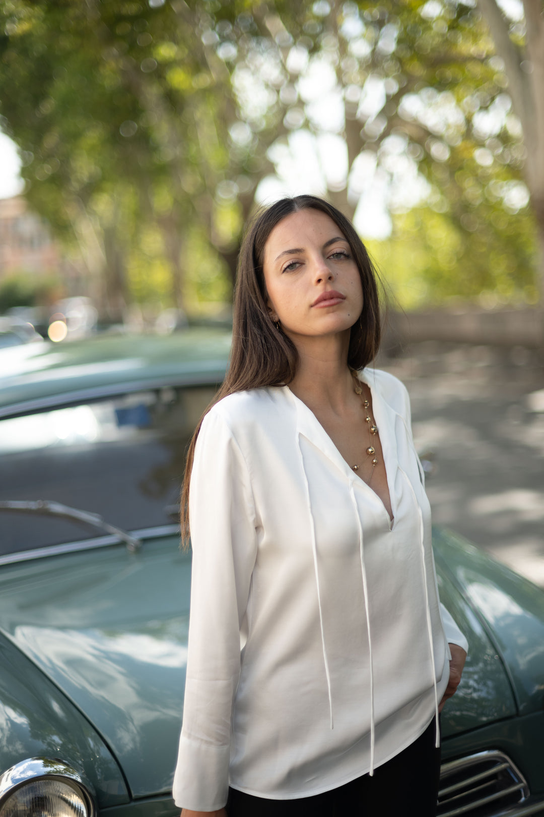 Luisa White Blouse