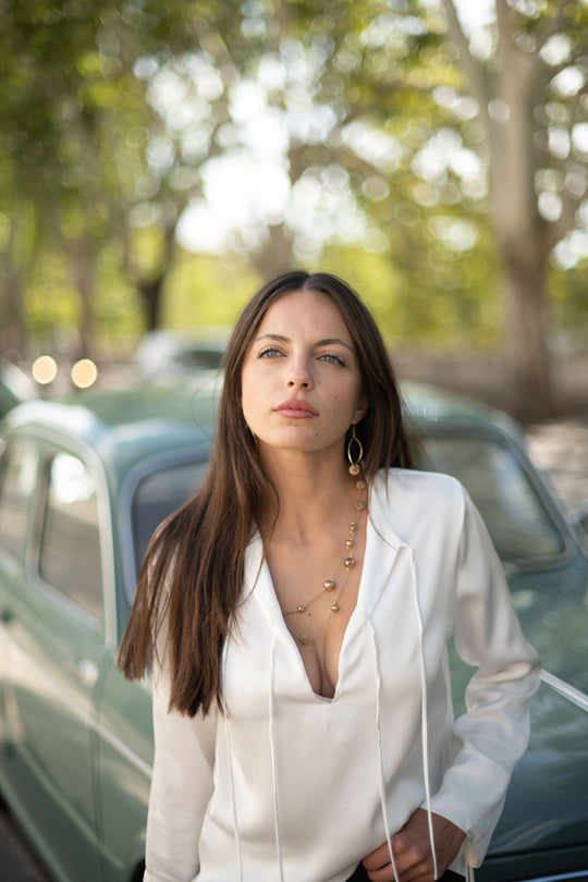 Luisa White Blouse